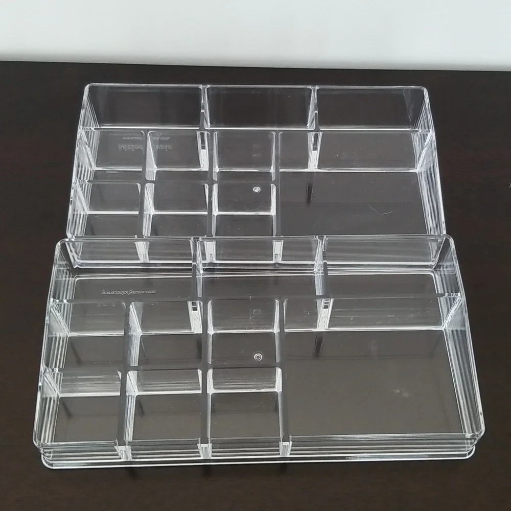 Makeup Acrylic Organizer and Storage 3-pack